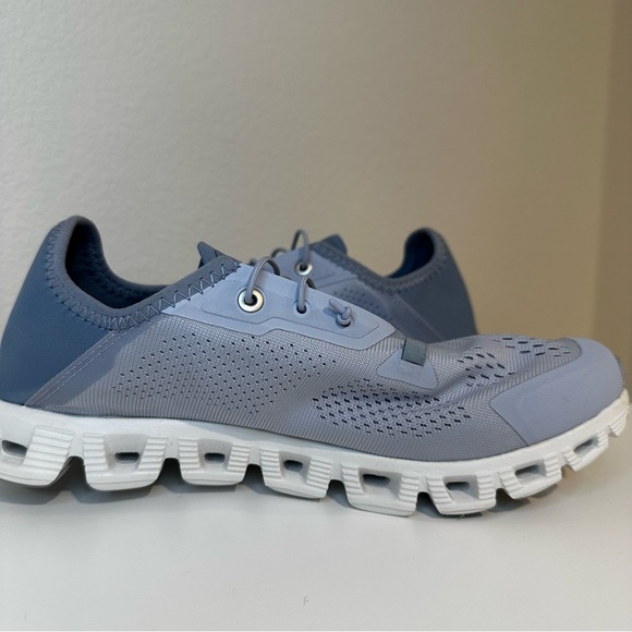 On Running CloudCoast Sneakers in Blue and White - Picture 4 of 9